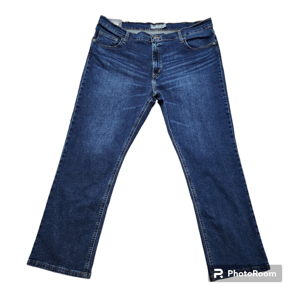 Member's Mark Mens straight fit Jeans size 42X 30 denim five pockets Medium wash